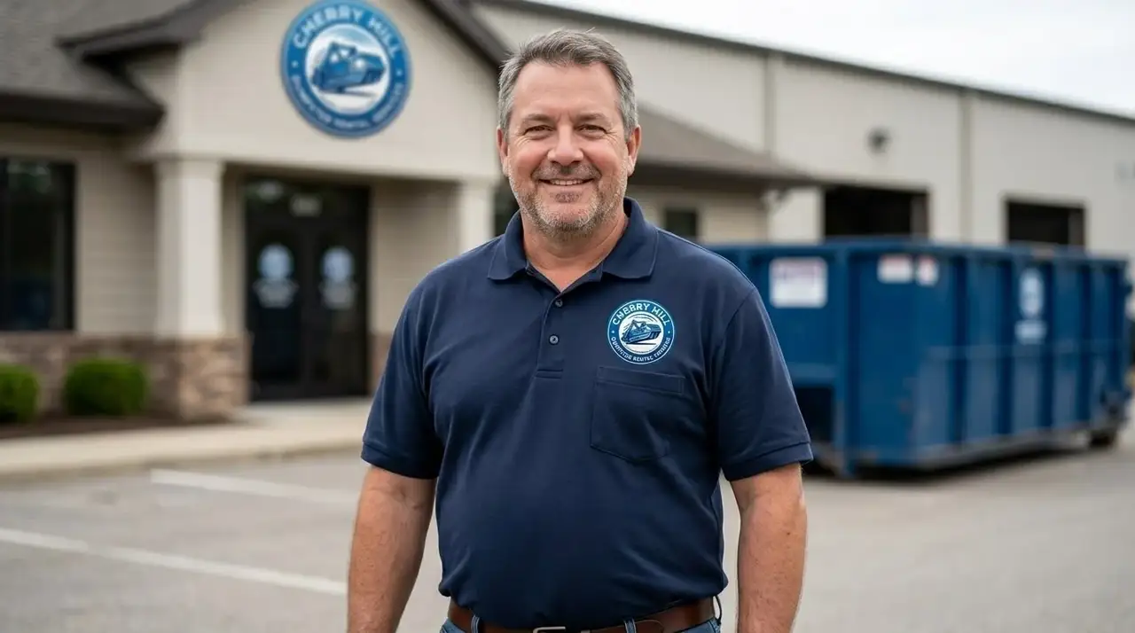 Our owner, on site at the yard