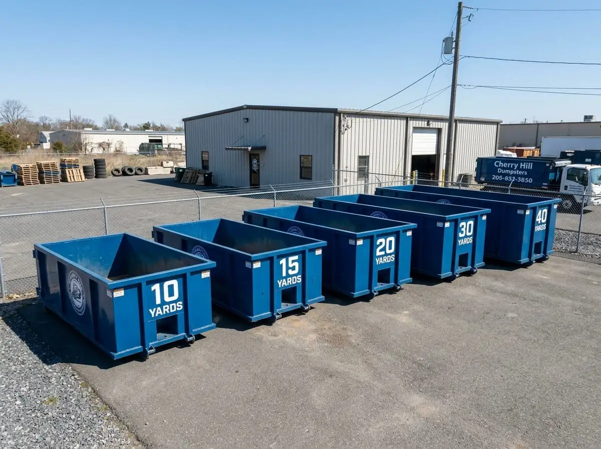 Roll-off dumpster sizes available in Cherry Hill, NJ